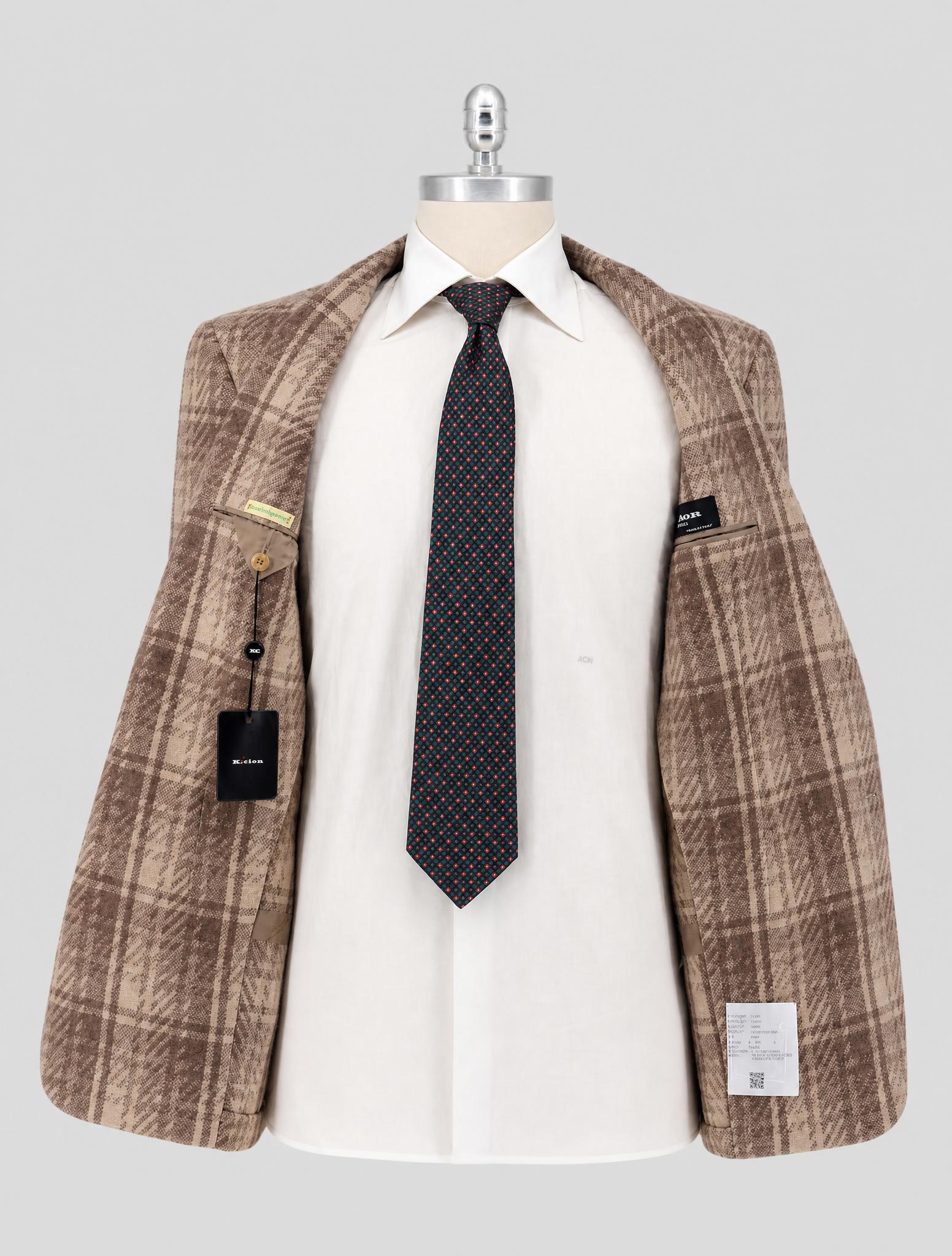 Kiton Brown Cashmere Blazer