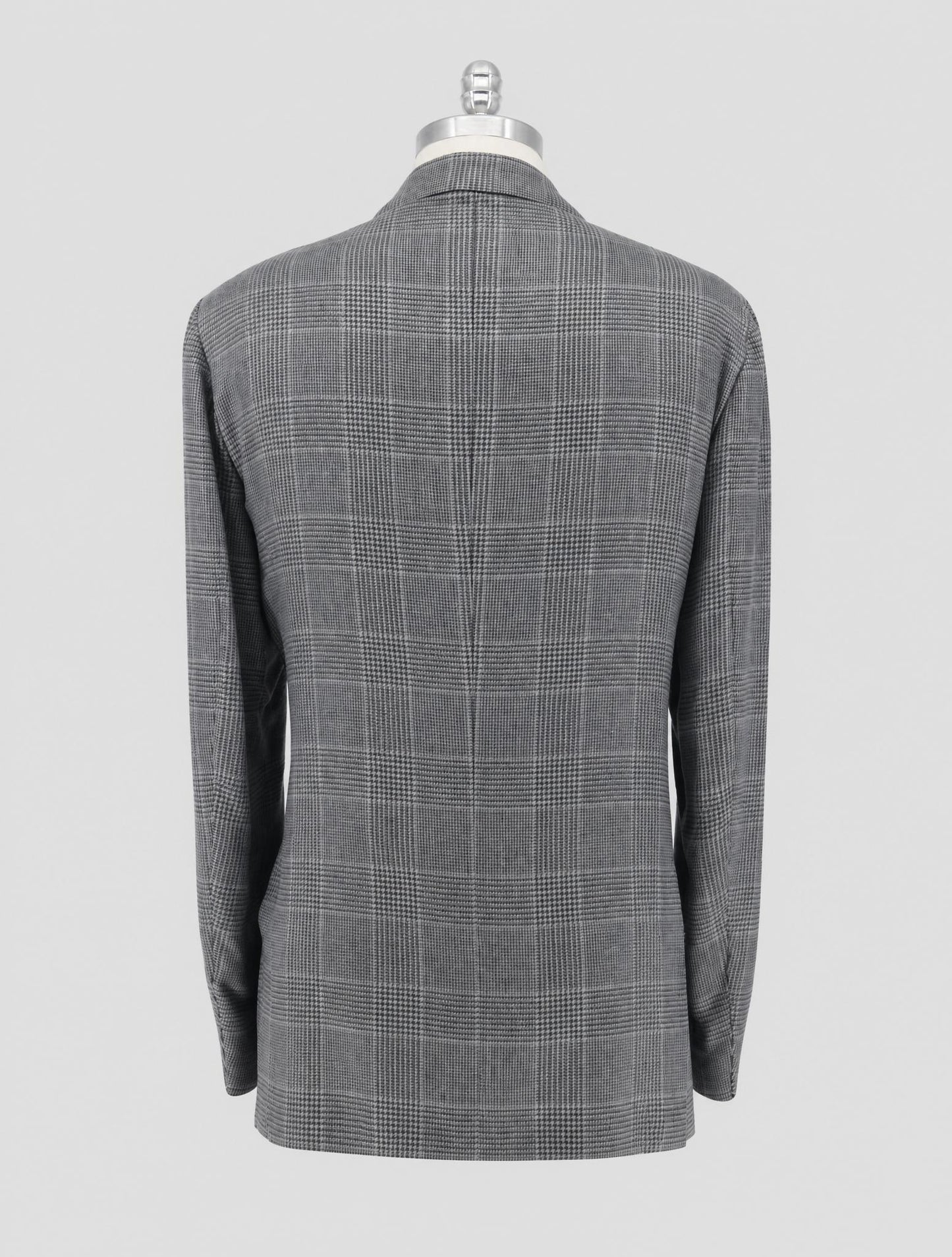 Kiton Gray Cashmere Silk Linen Blazer