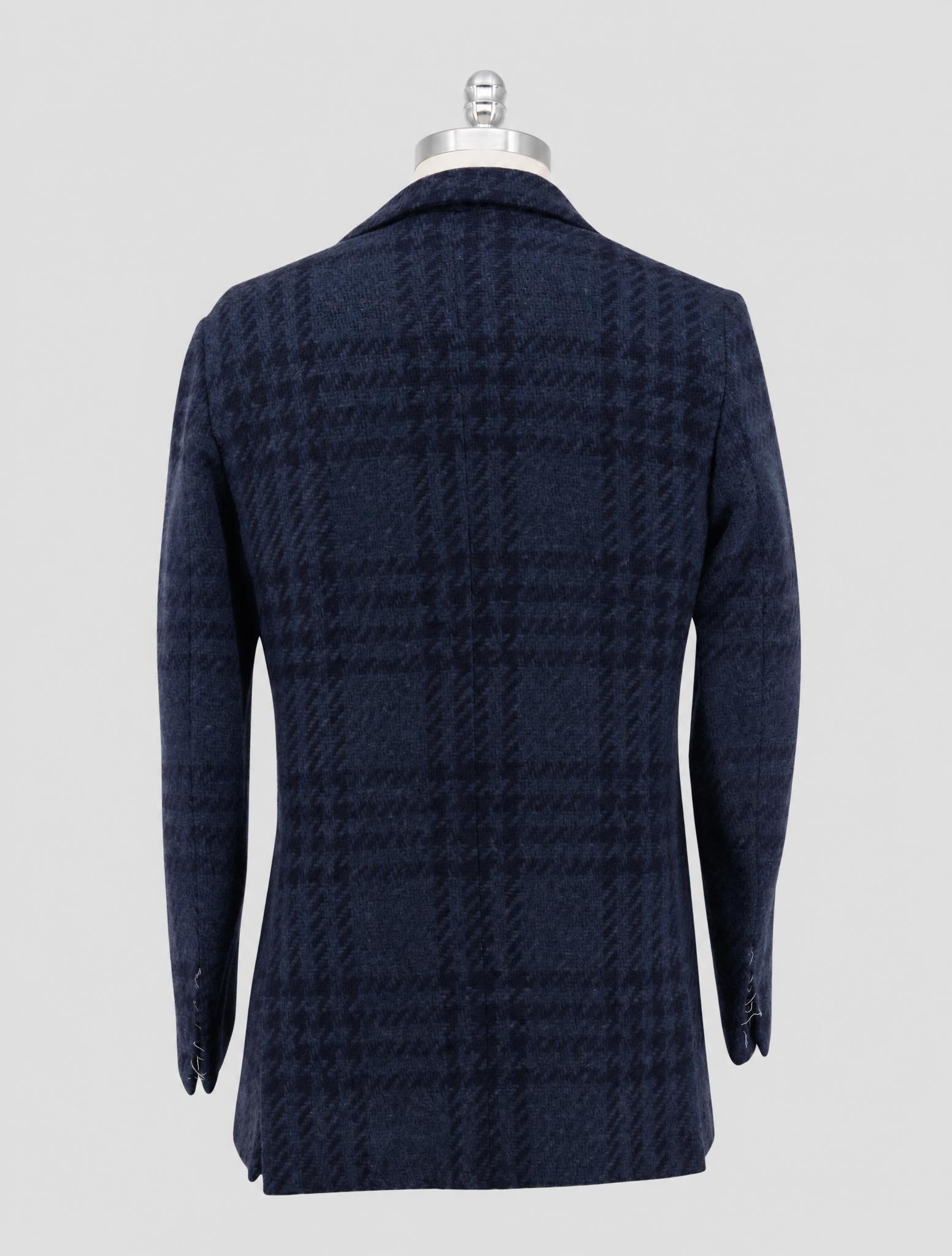 Kiton Blue Dark Blue Cashmere Blazer