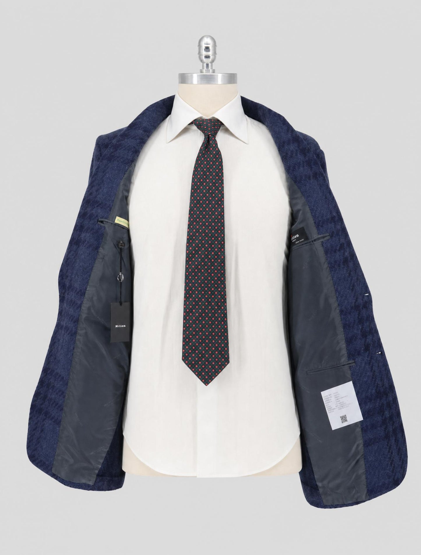 Kiton Blue Dark Blue Cashmere Blazer