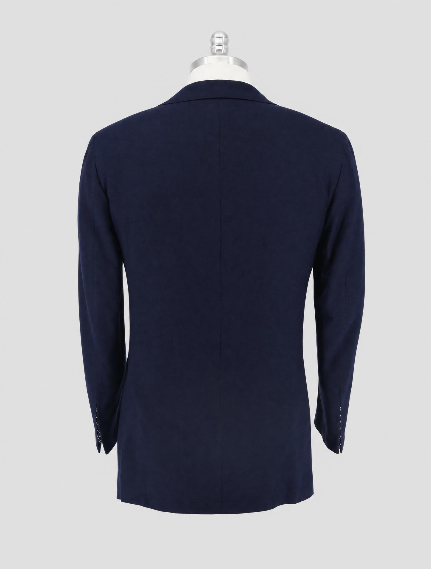 Kiton Blue Vicuna Peru Silk Blazer