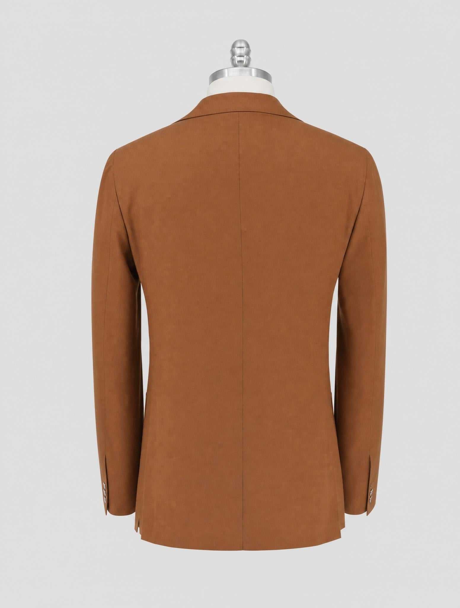 Kiton Brown Vicuna Peru Silk Blazer