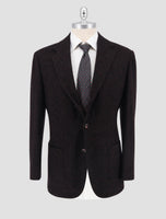Kiton Burgundy Cashmere Silk Lama Pa Blazer