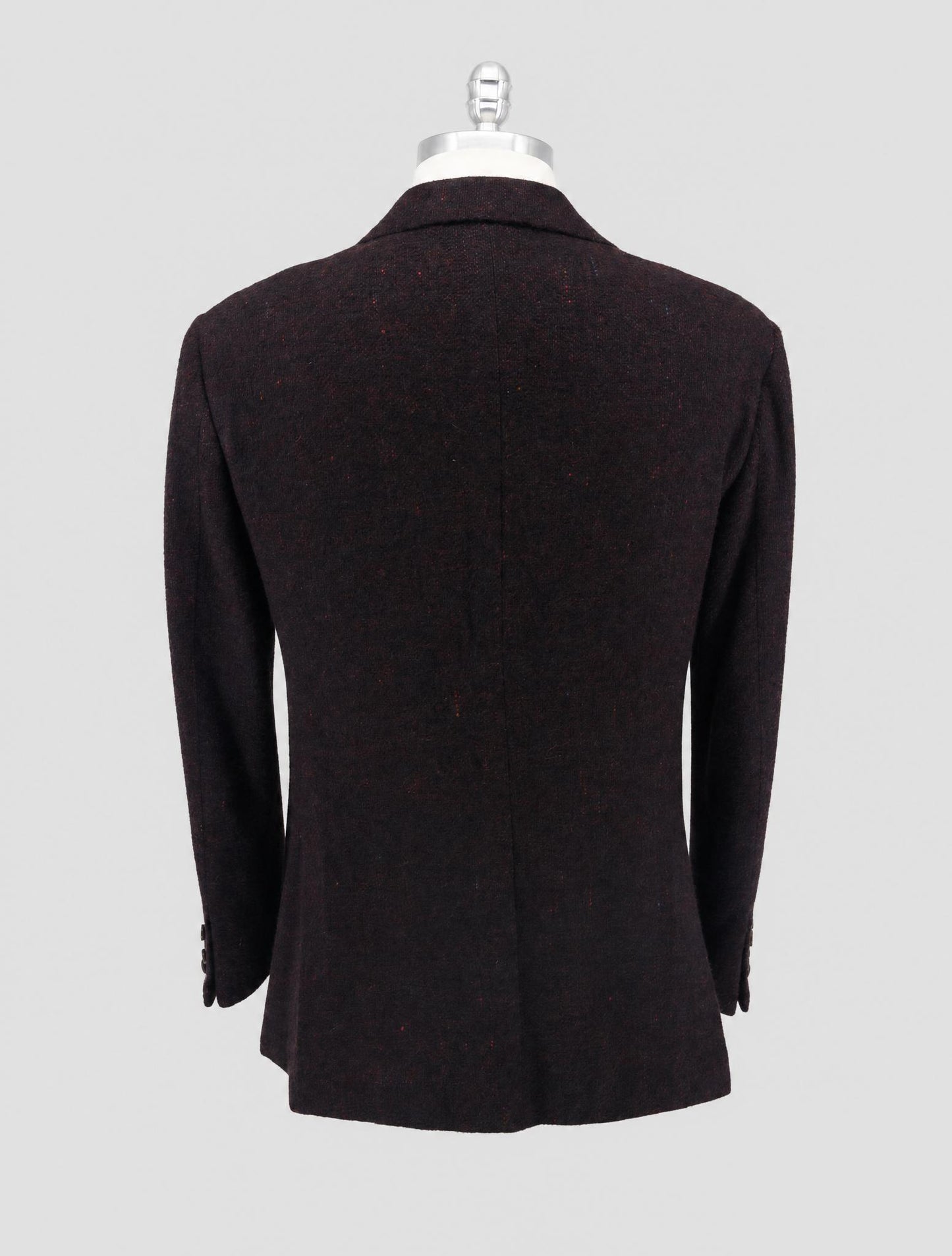 Kiton Burgundy Cashmere Silk Lama Pa Blazer
