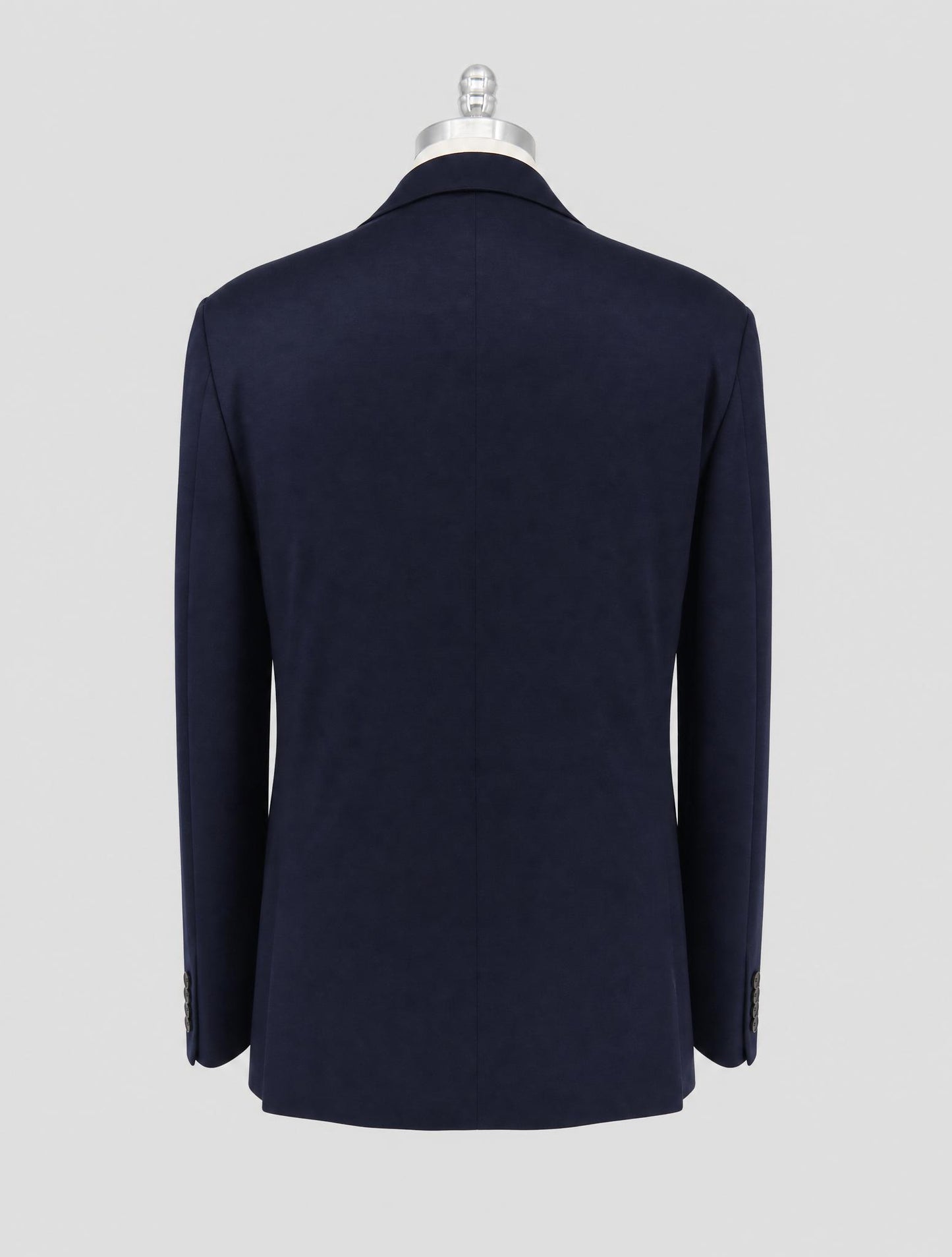 Kiton Knt Blue Wool Blazer