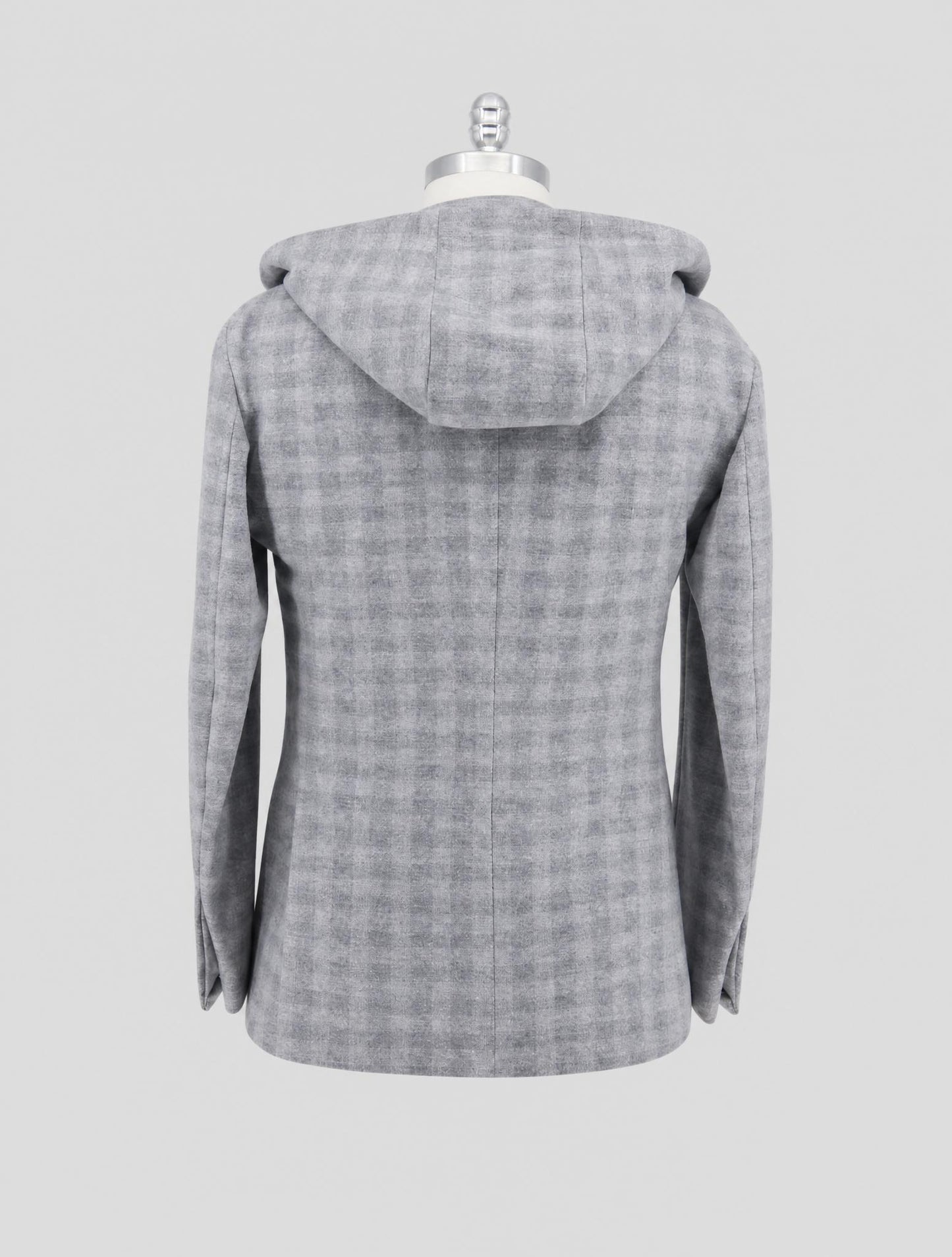 Kiton Knt Gray Virgin Wool Blazer