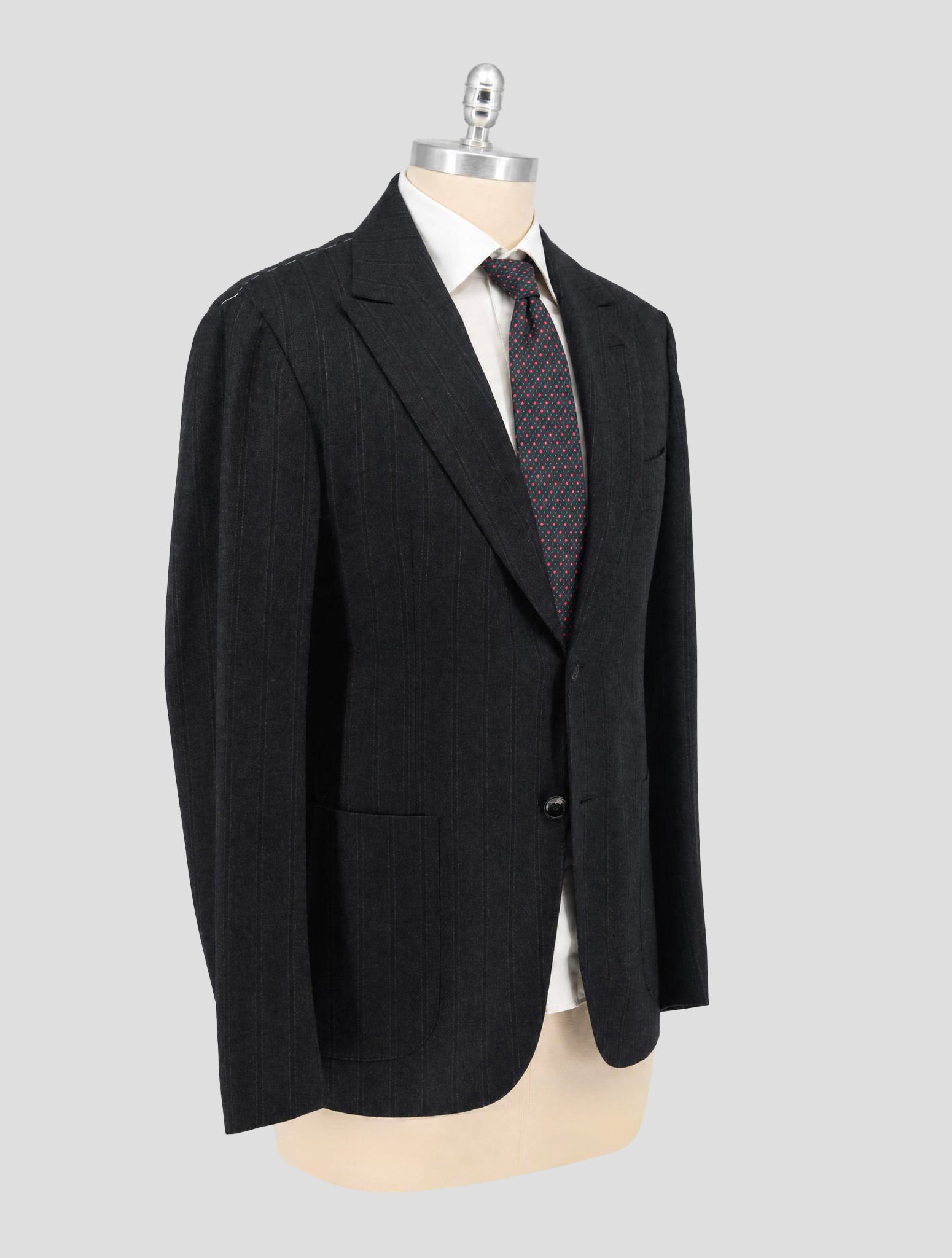 Kiton Gray Cashmere Suit