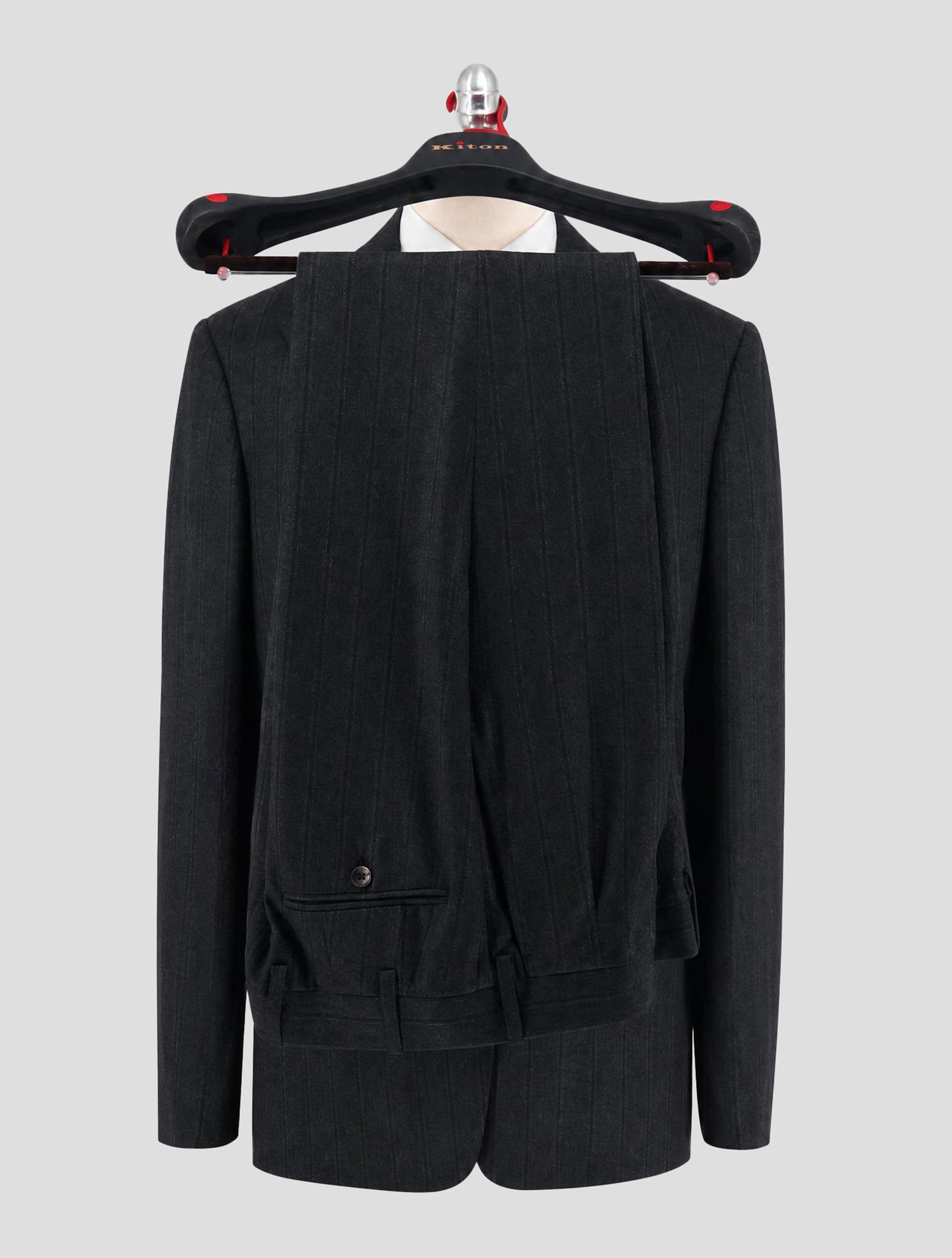Kiton Gray Cashmere Suit