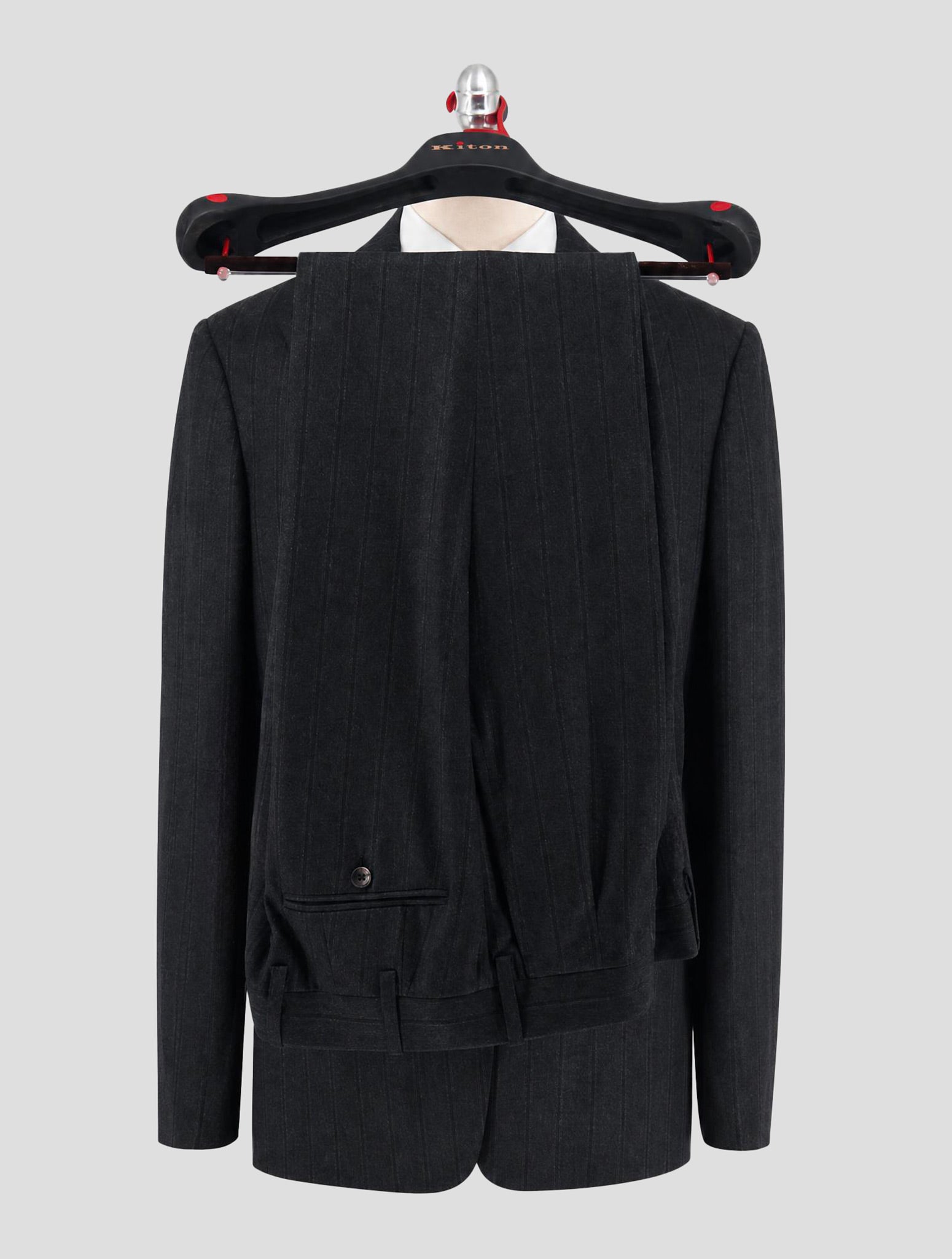 Kiton Gray Cashmere Suit