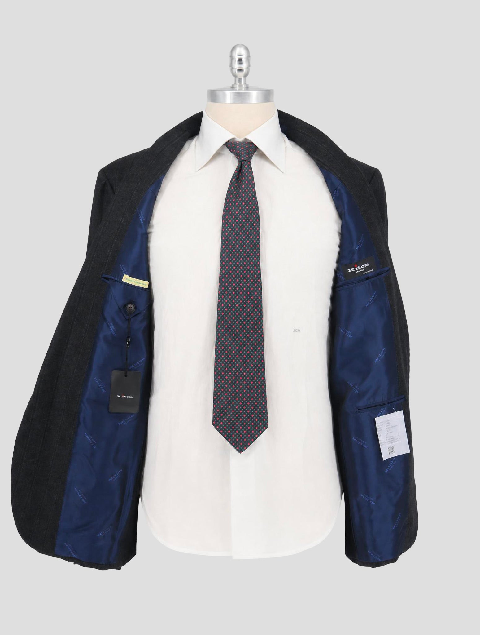 Kiton Gray Cashmere Suit