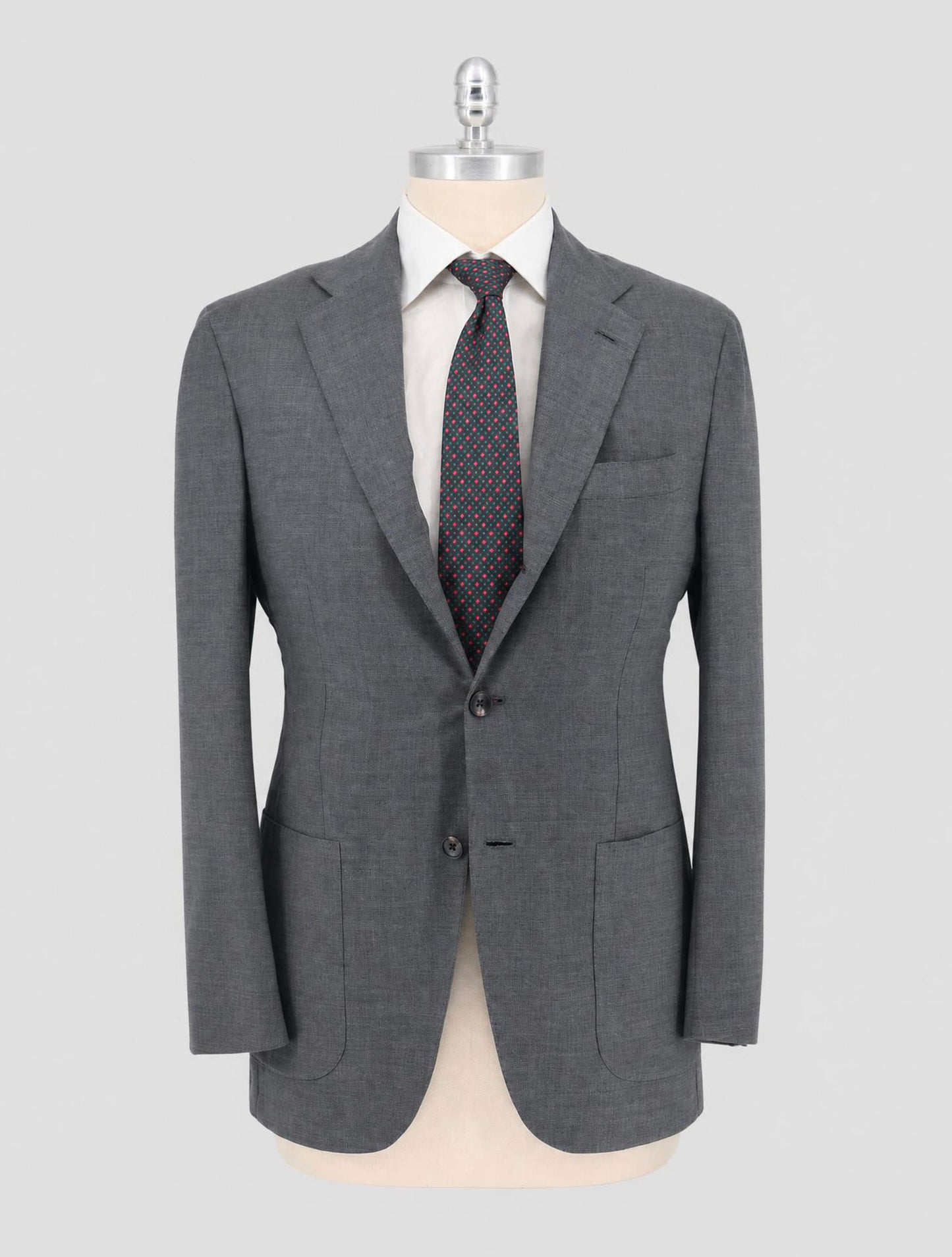 Kiton Gray Wool Suit