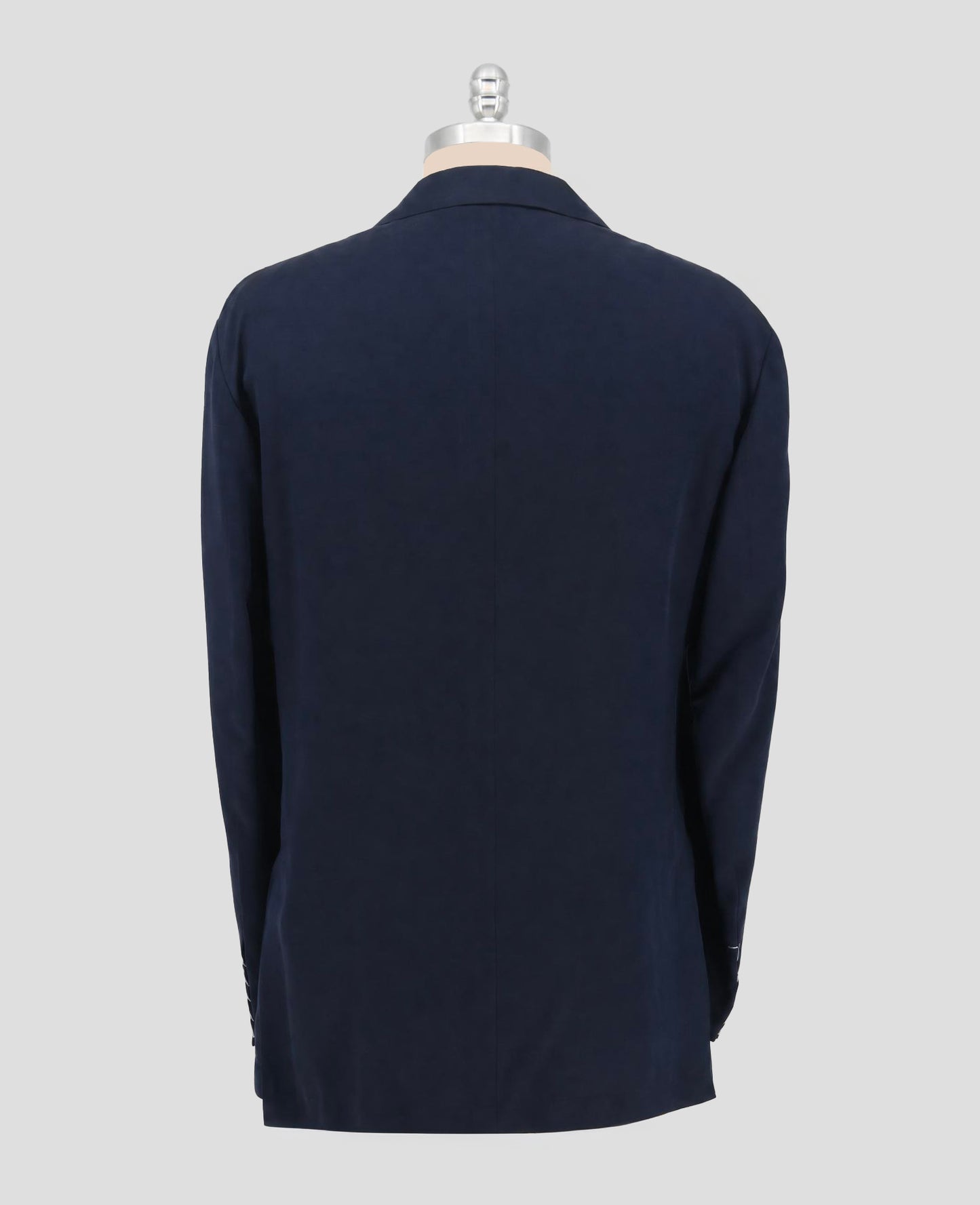 Kiton Blue Lyocell Viscose Silk Suit