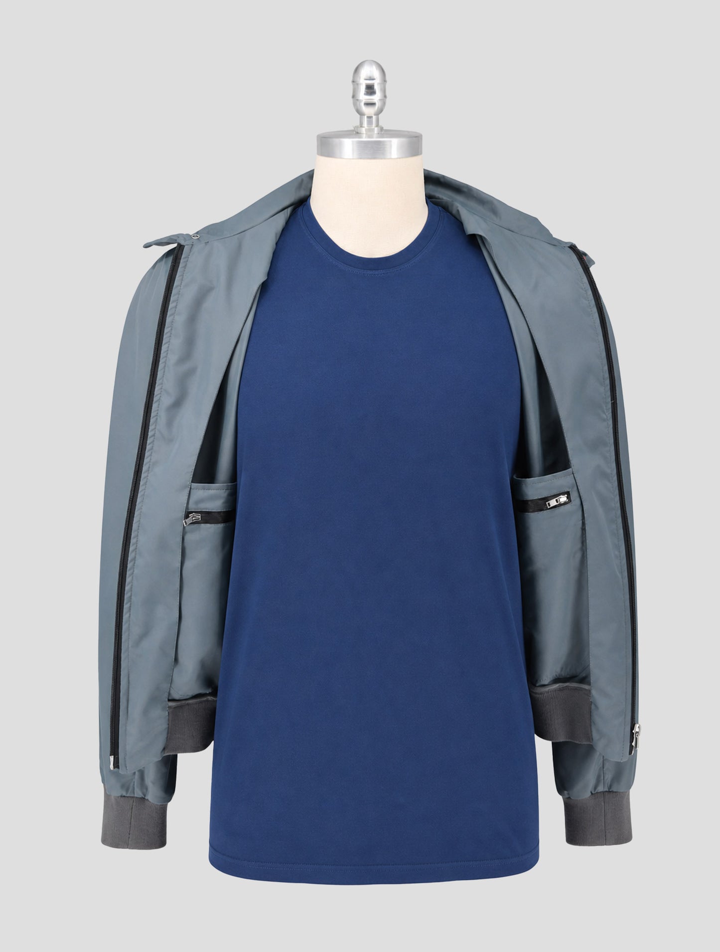 Kiton Gray Pl Coat