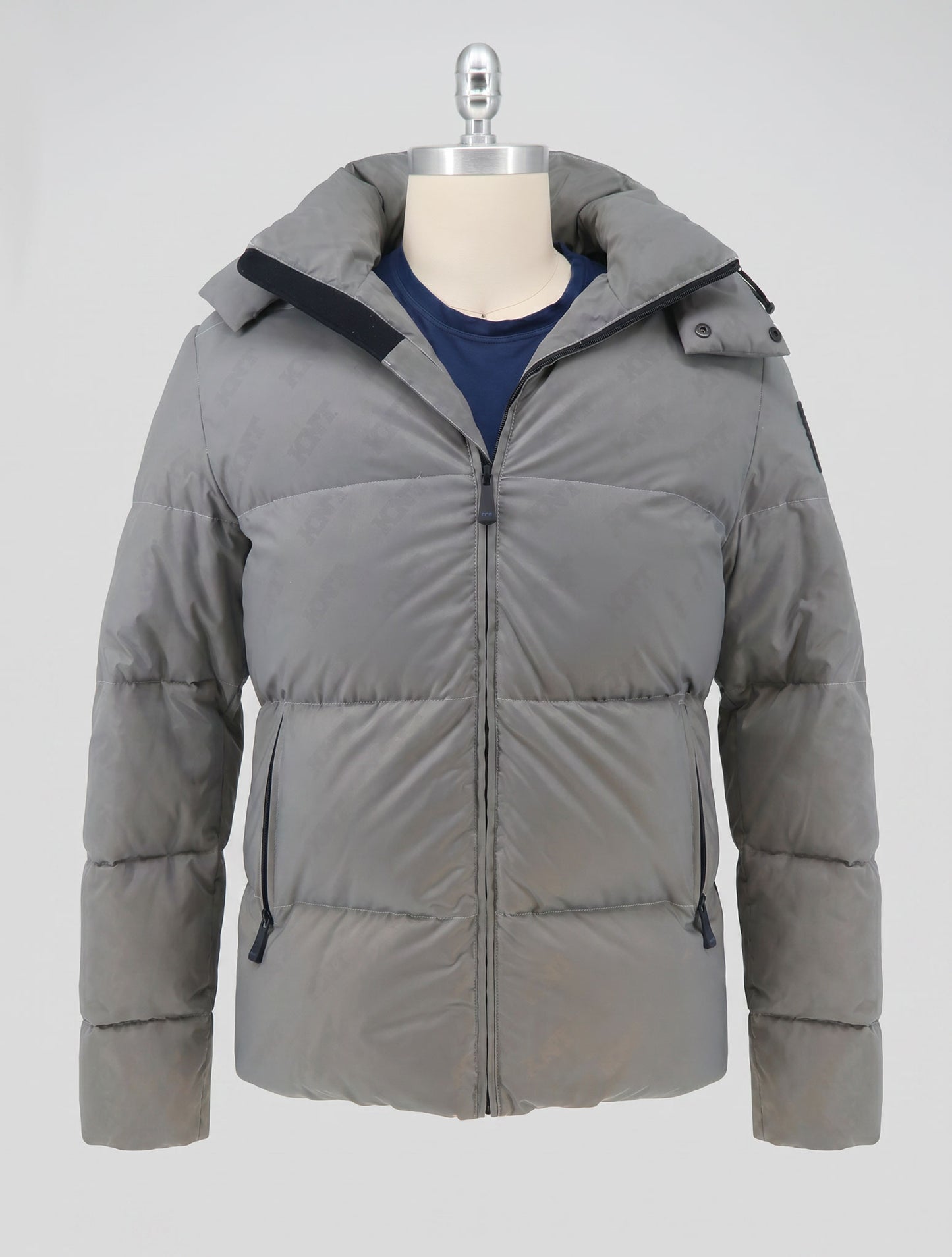 Kiton Knt Gray Pa Coat