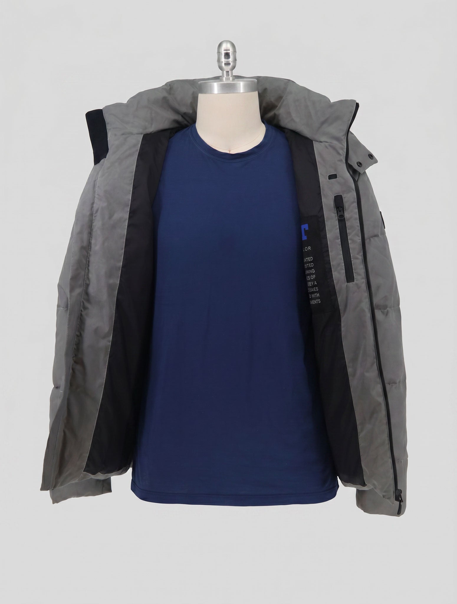 Kiton Knt Gray Pa Coat