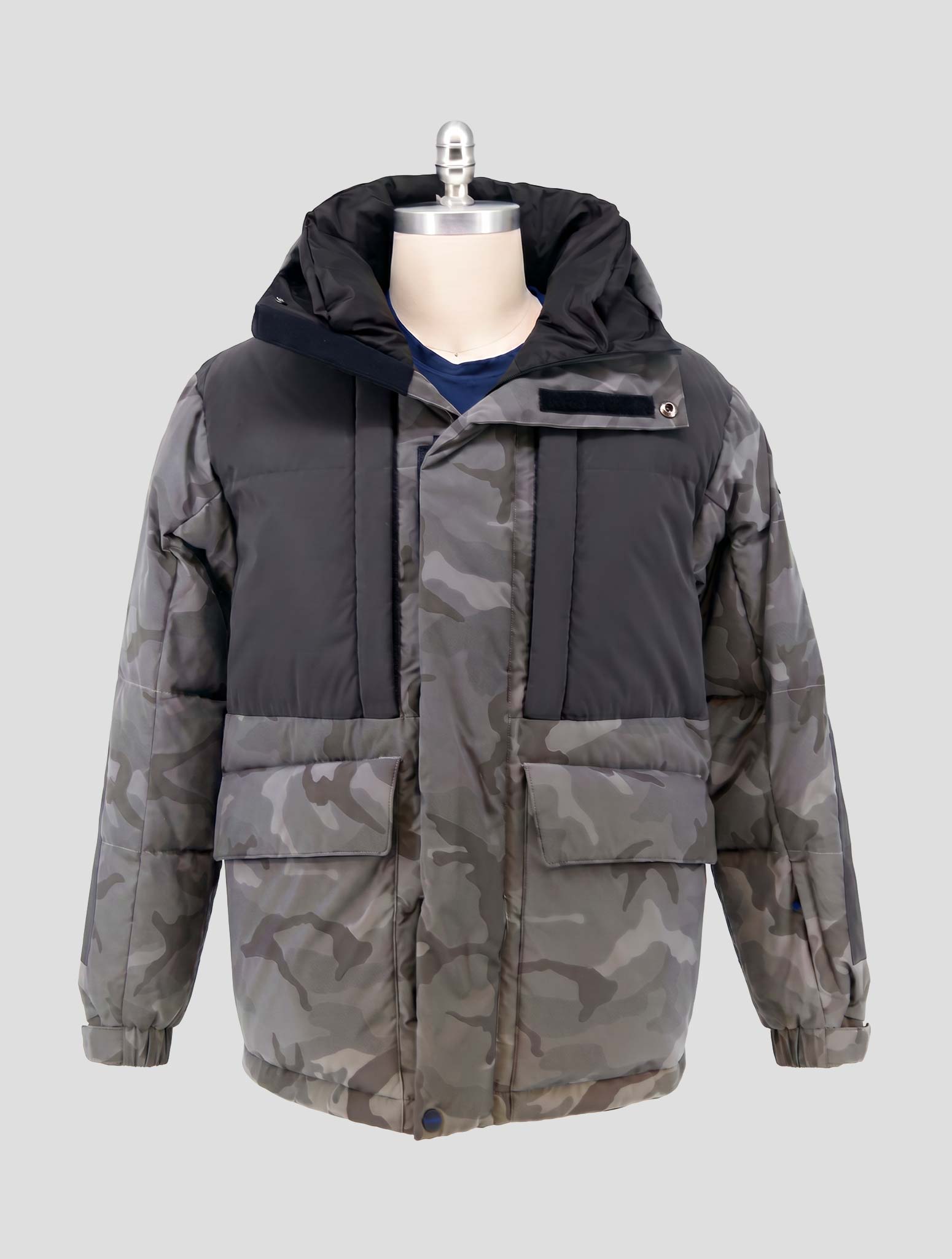 Kiton Knt Gray Pes Coat