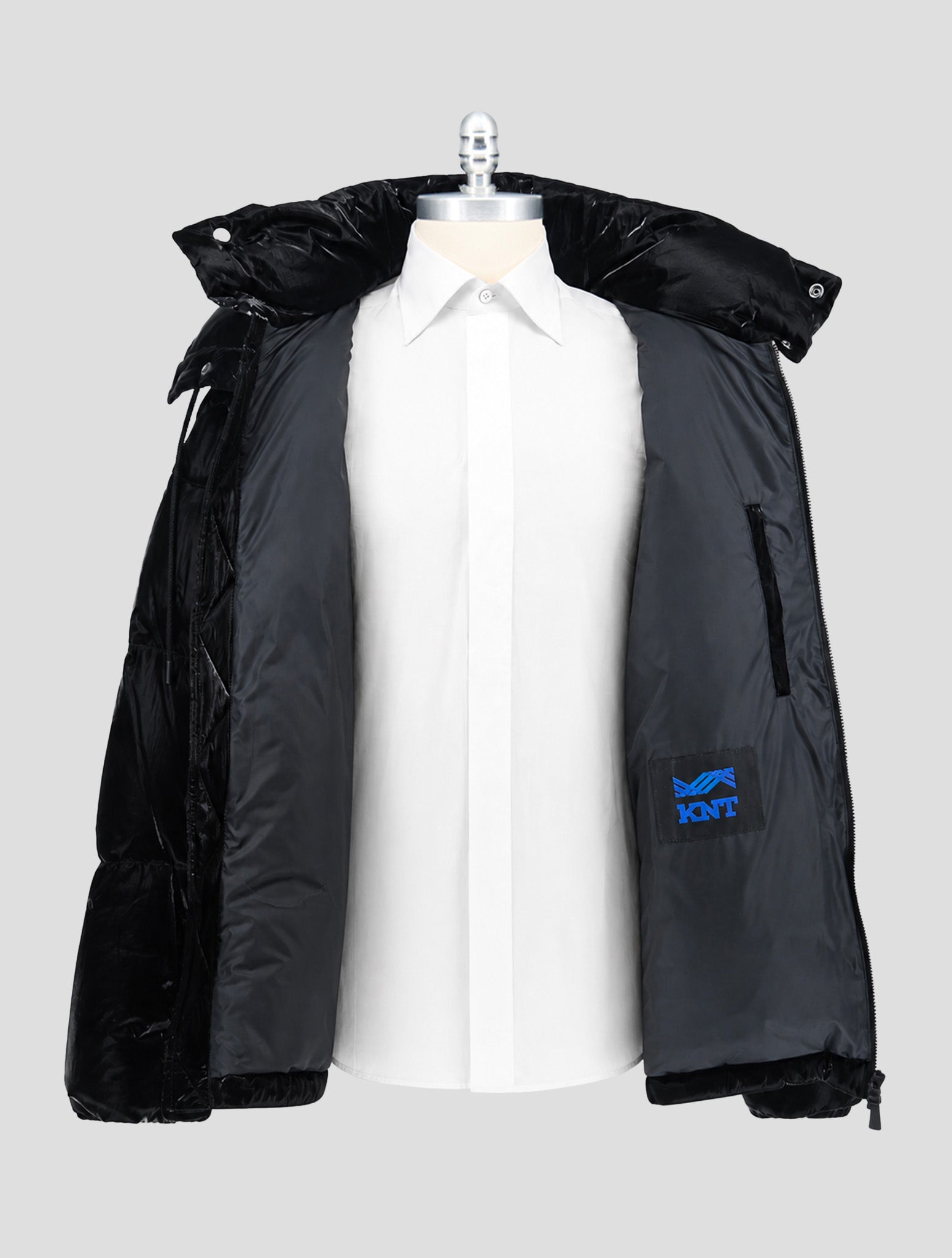 Kiton Knt Black Pa Coat