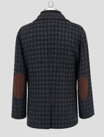 Kiton Dark Gray Cashmere Silk Coat