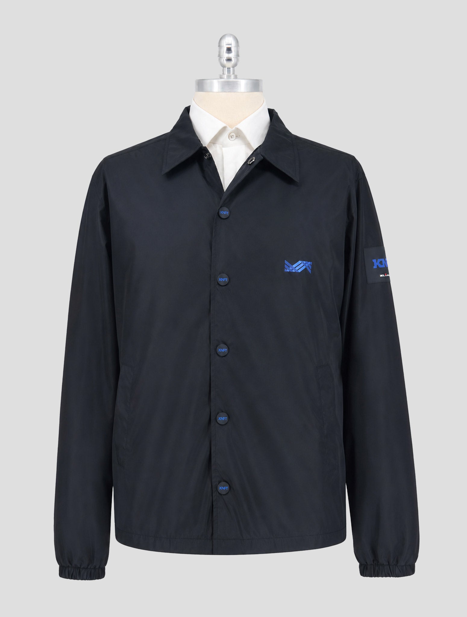 Kiton Knt Black Pa Coat