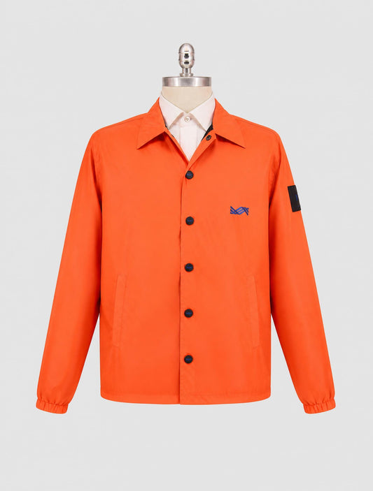 Kiton Knt Orange Pl Coat