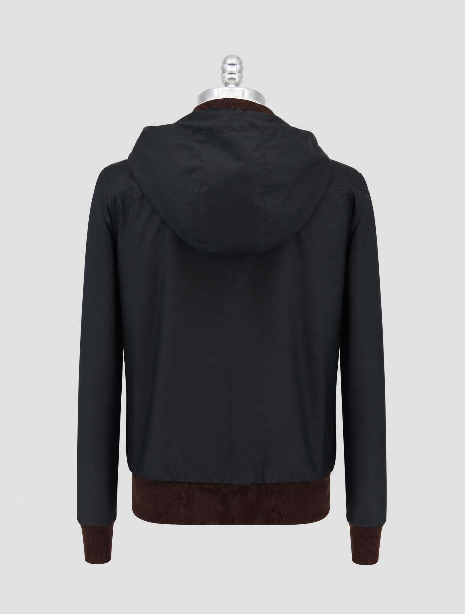 Kiton Knt Brown Pl Cotton Pa Coat