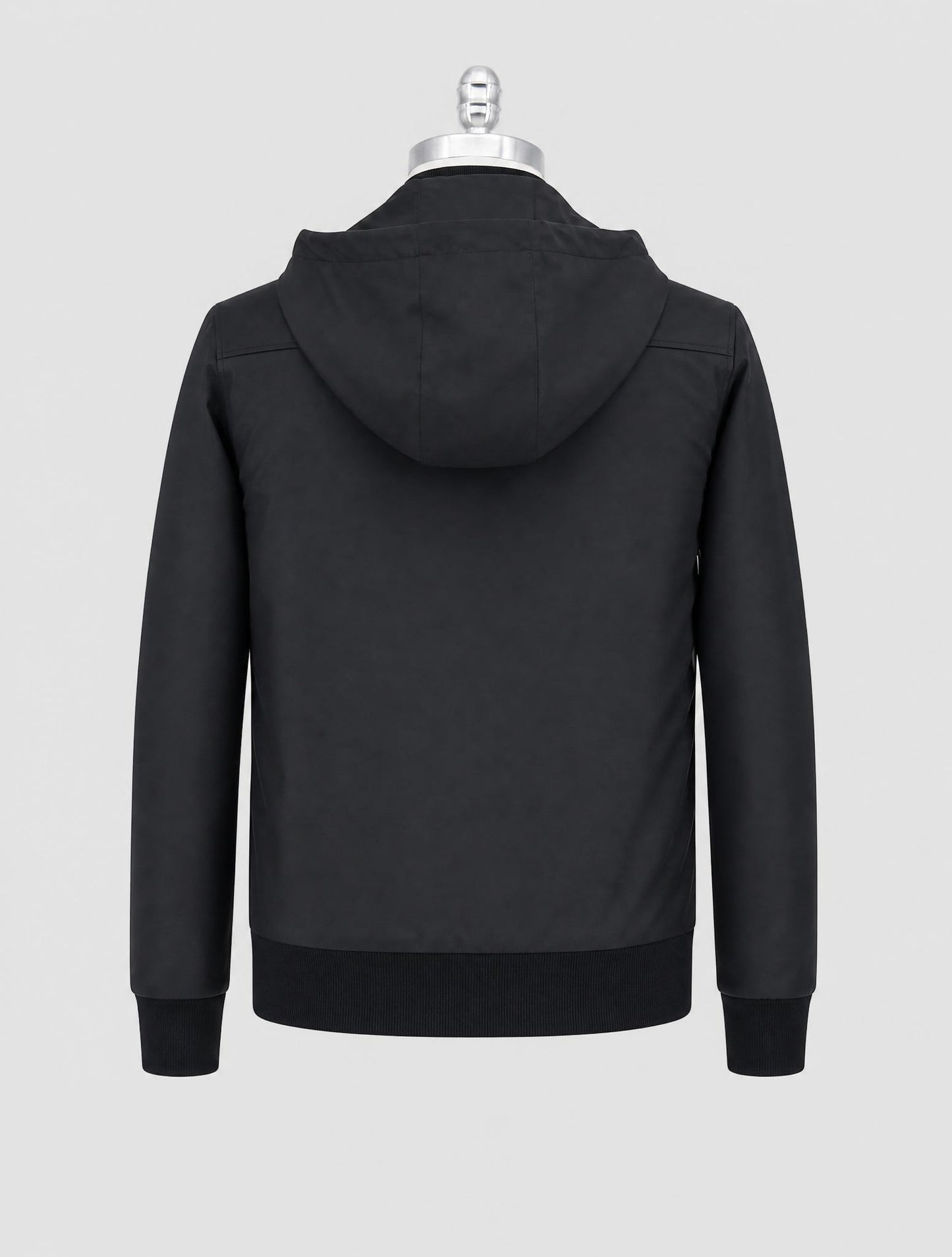 Kiton Black Pl Cotton Pa Ea Coat