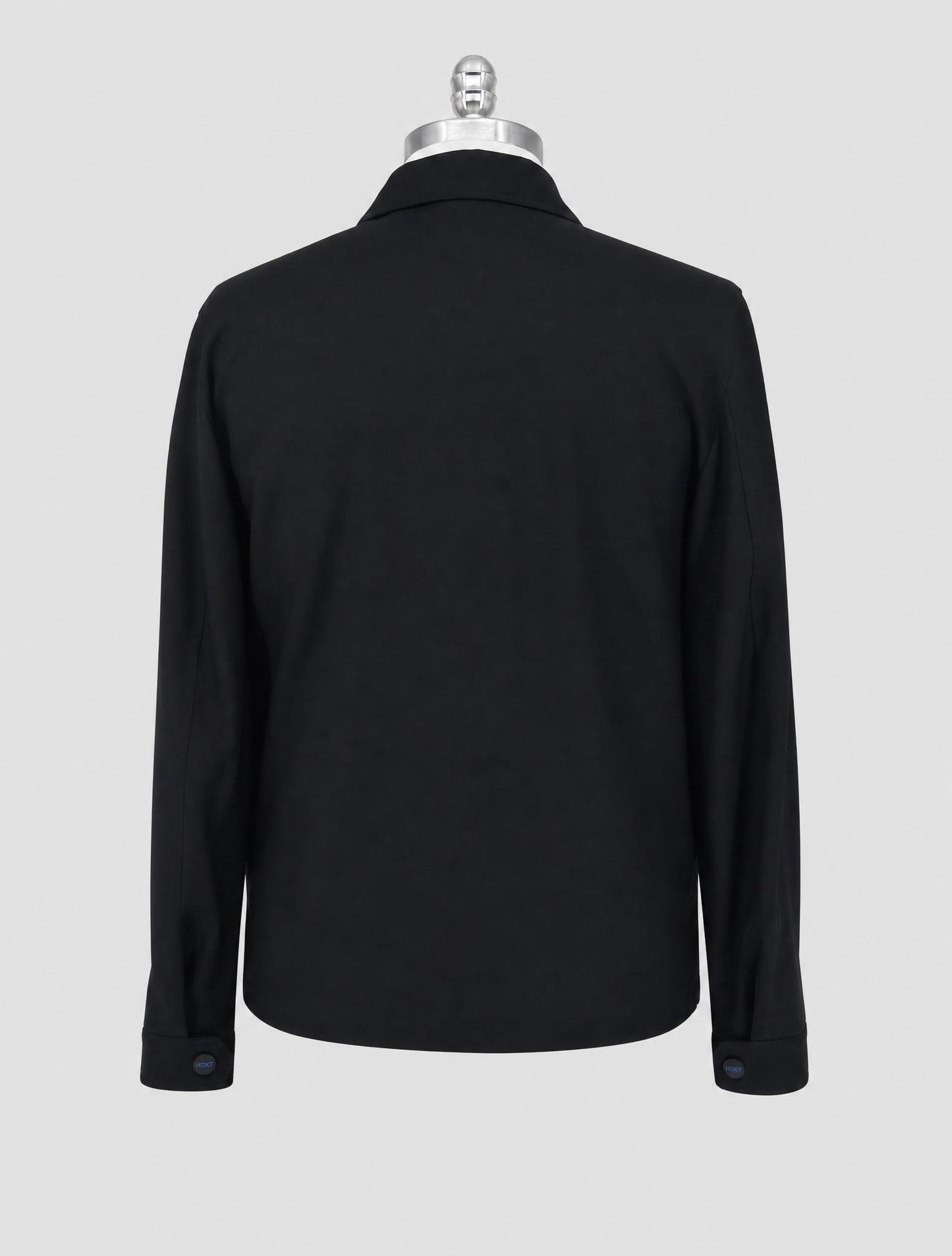 Kiton Knt Black Virgin Wool Coat
