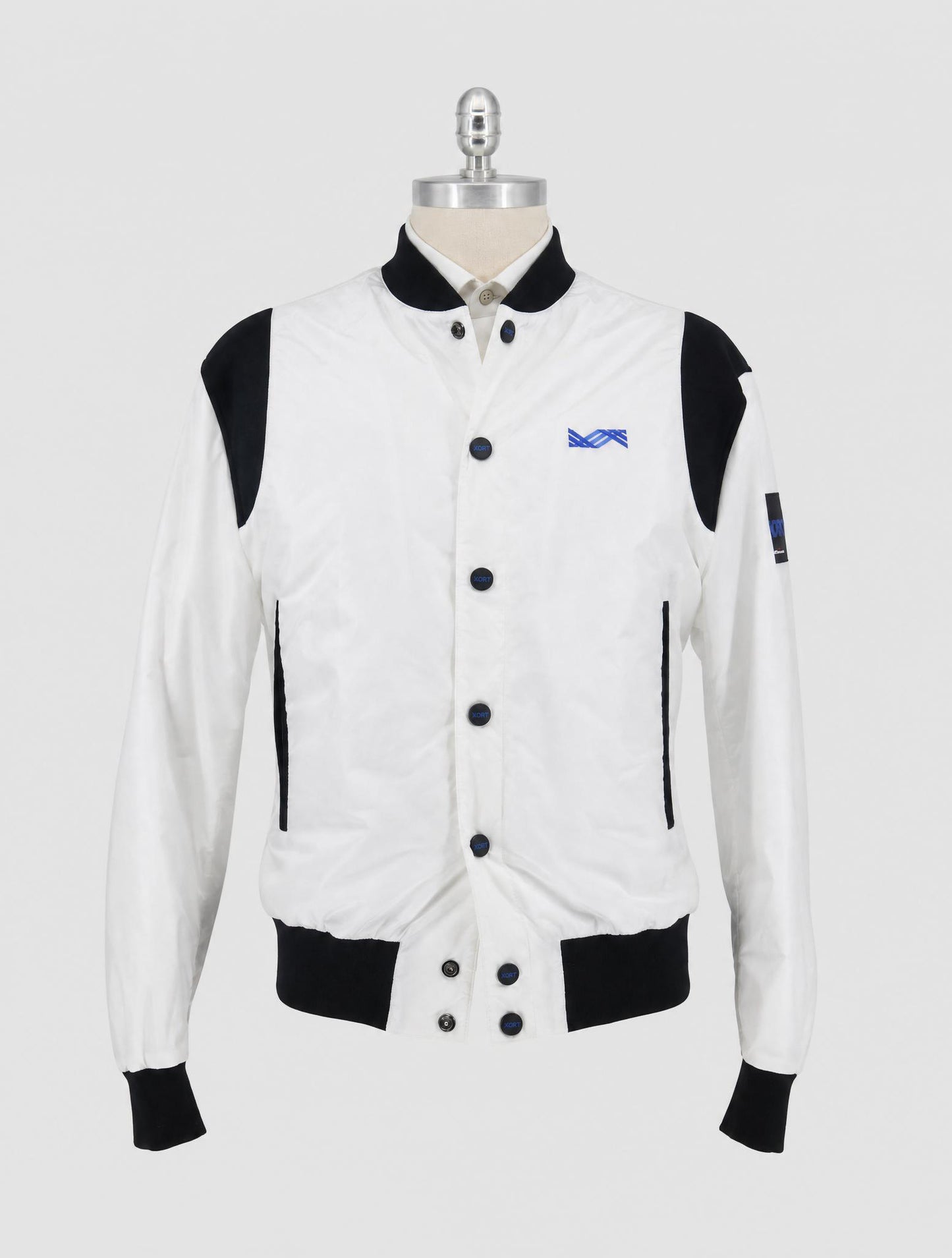 Kiton Knt Black White Pa Coat