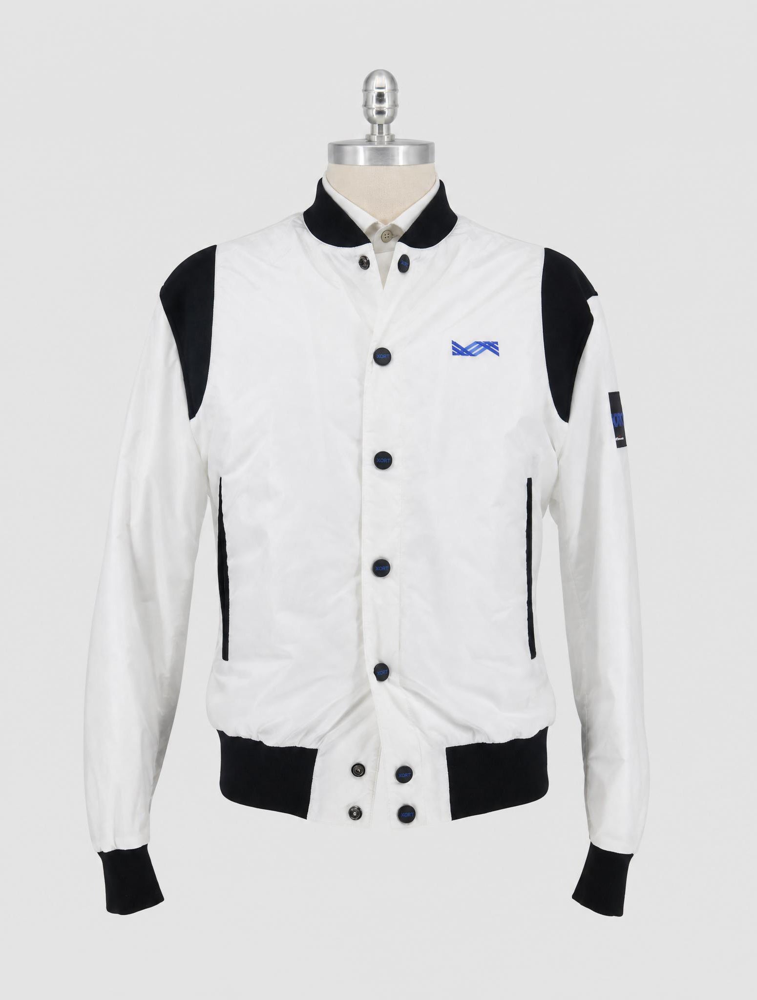 Kiton Knt Black White Pa Coat