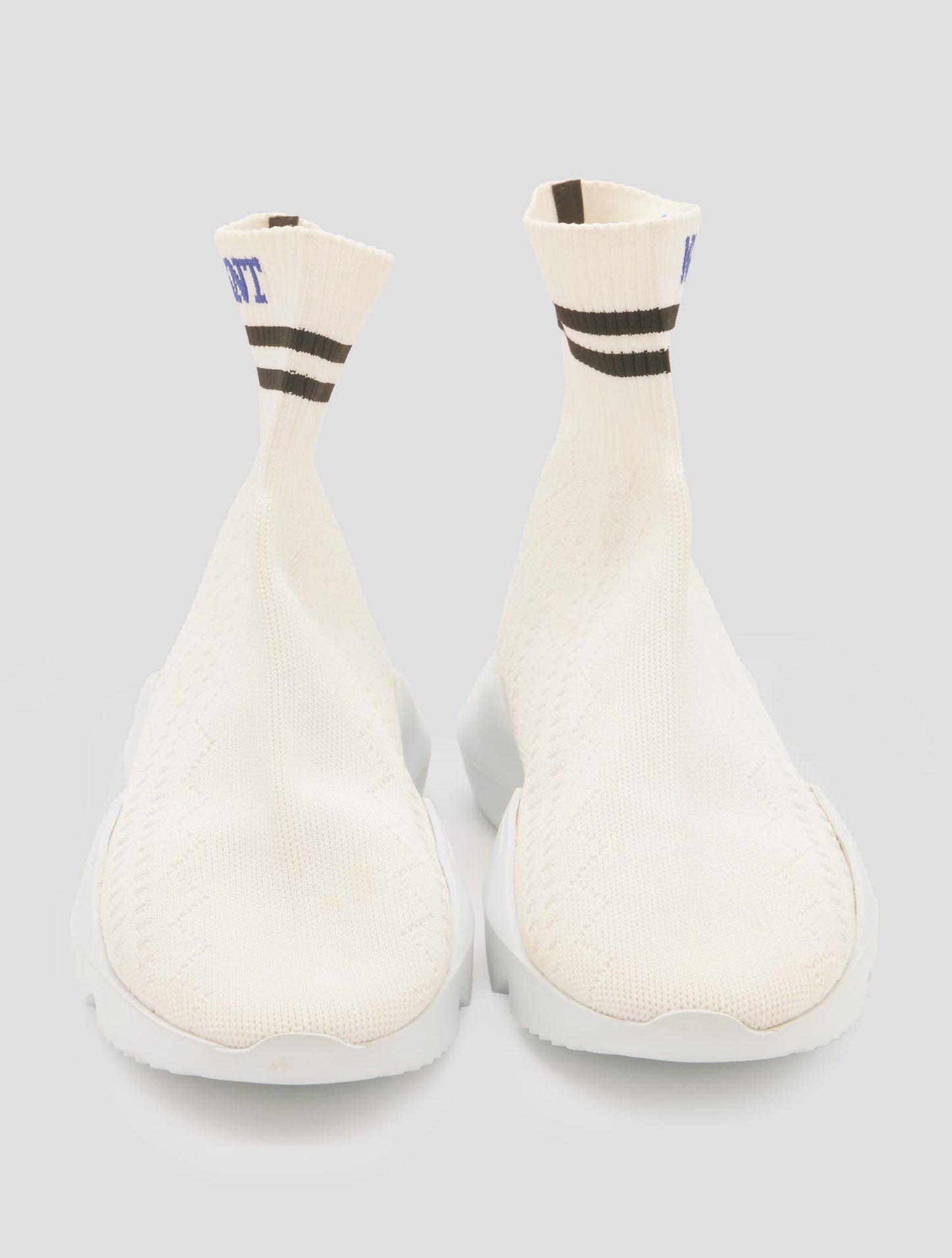 Kiton Knt White Cotton Boots