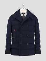 Kiton Blue Cashmere Coat