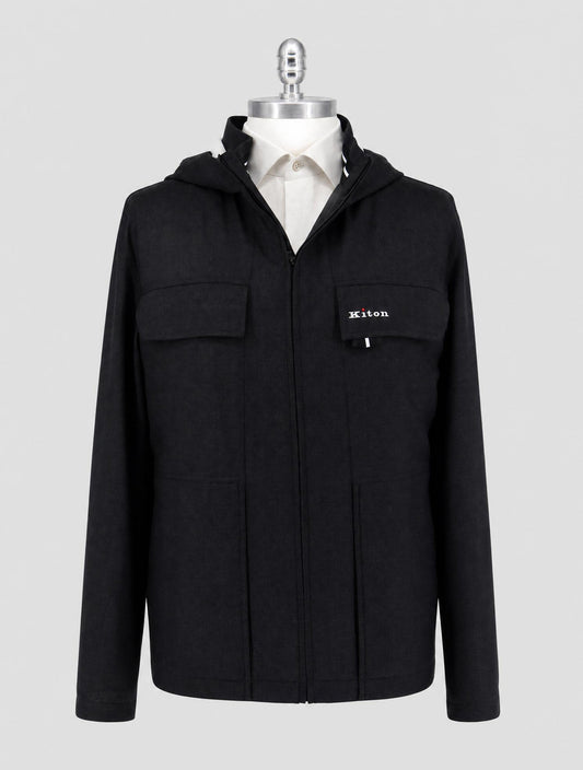 Kiton Gray Wool Coat