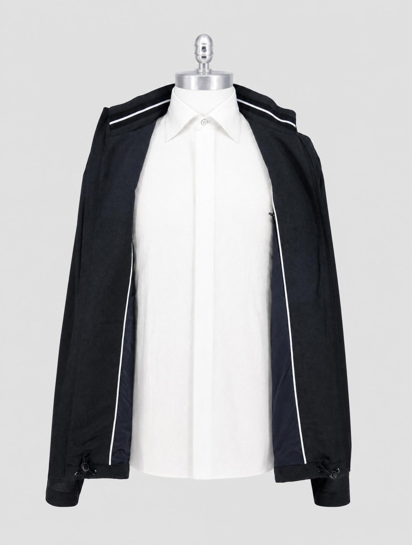 Kiton Gray Wool Coat