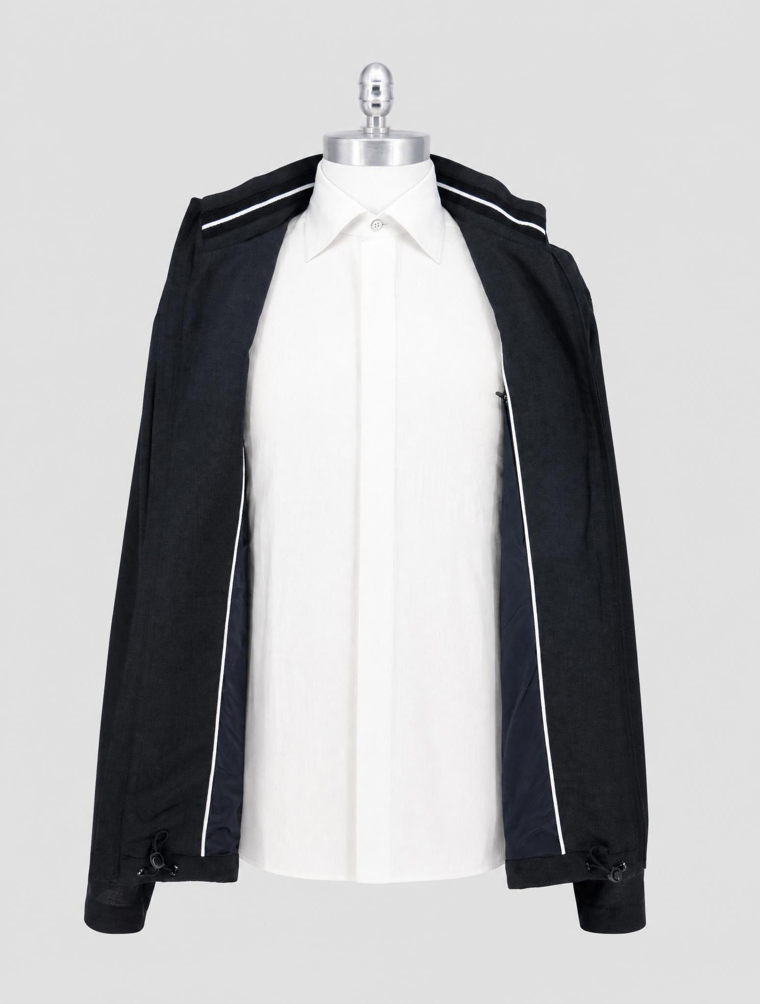 Kiton Gray Wool Coat