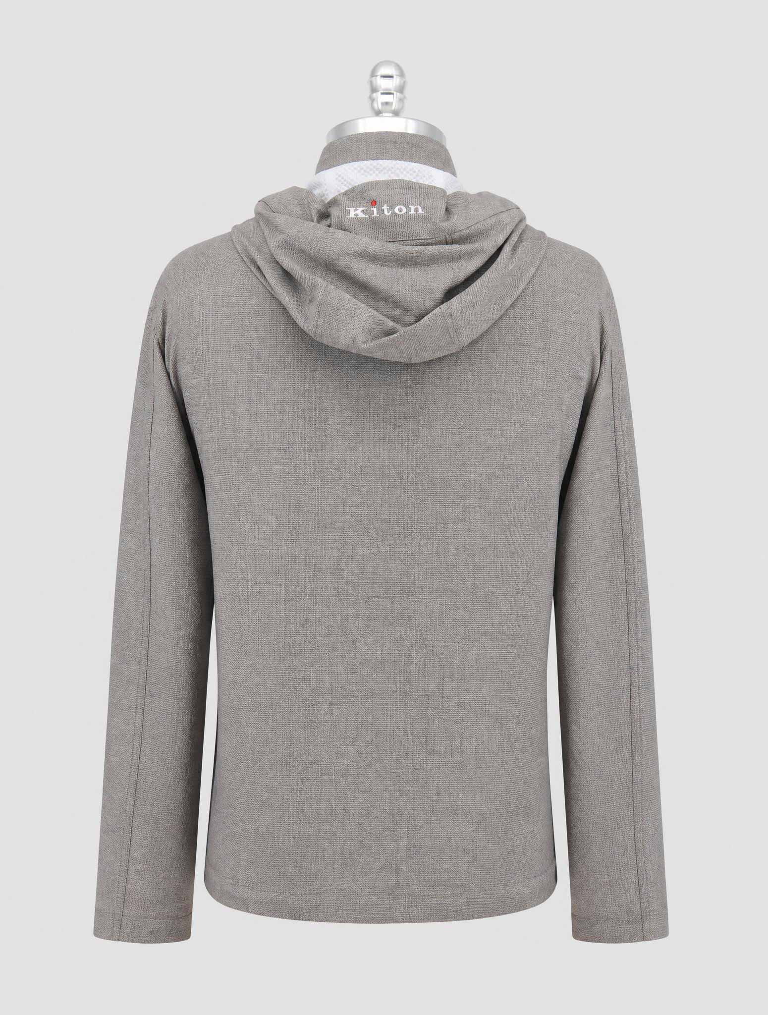 Kiton Beige Wool Coat