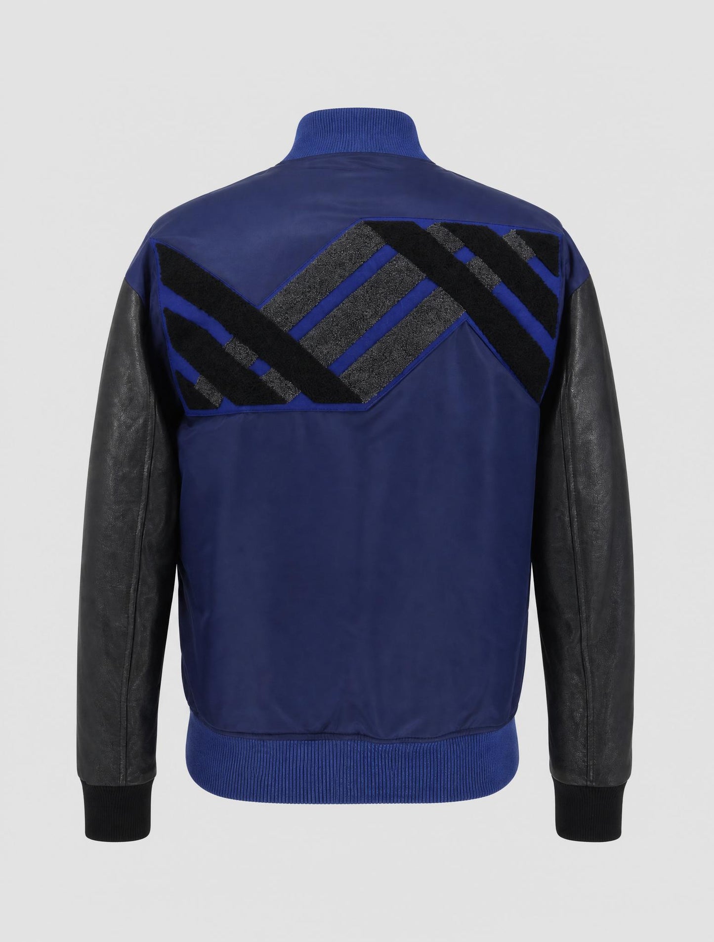 Kiton Knt Blue Pa Leather Coat
