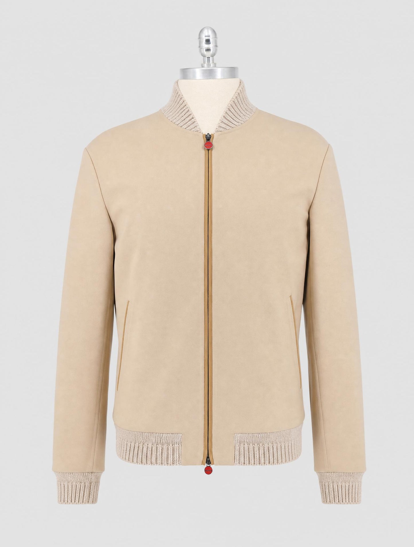 Kiton Brown Wool Ea Coat