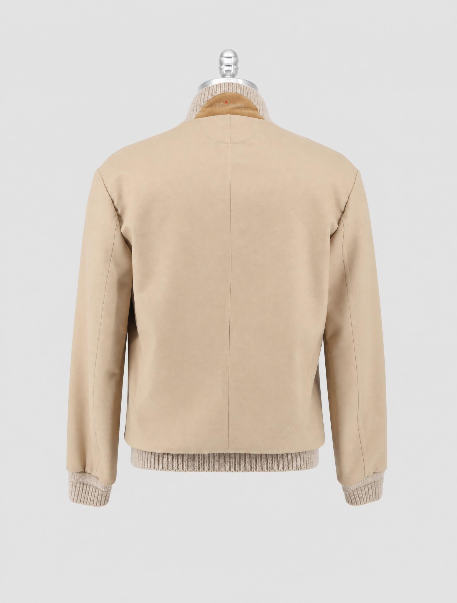 Kiton Brown Wool Ea Coat