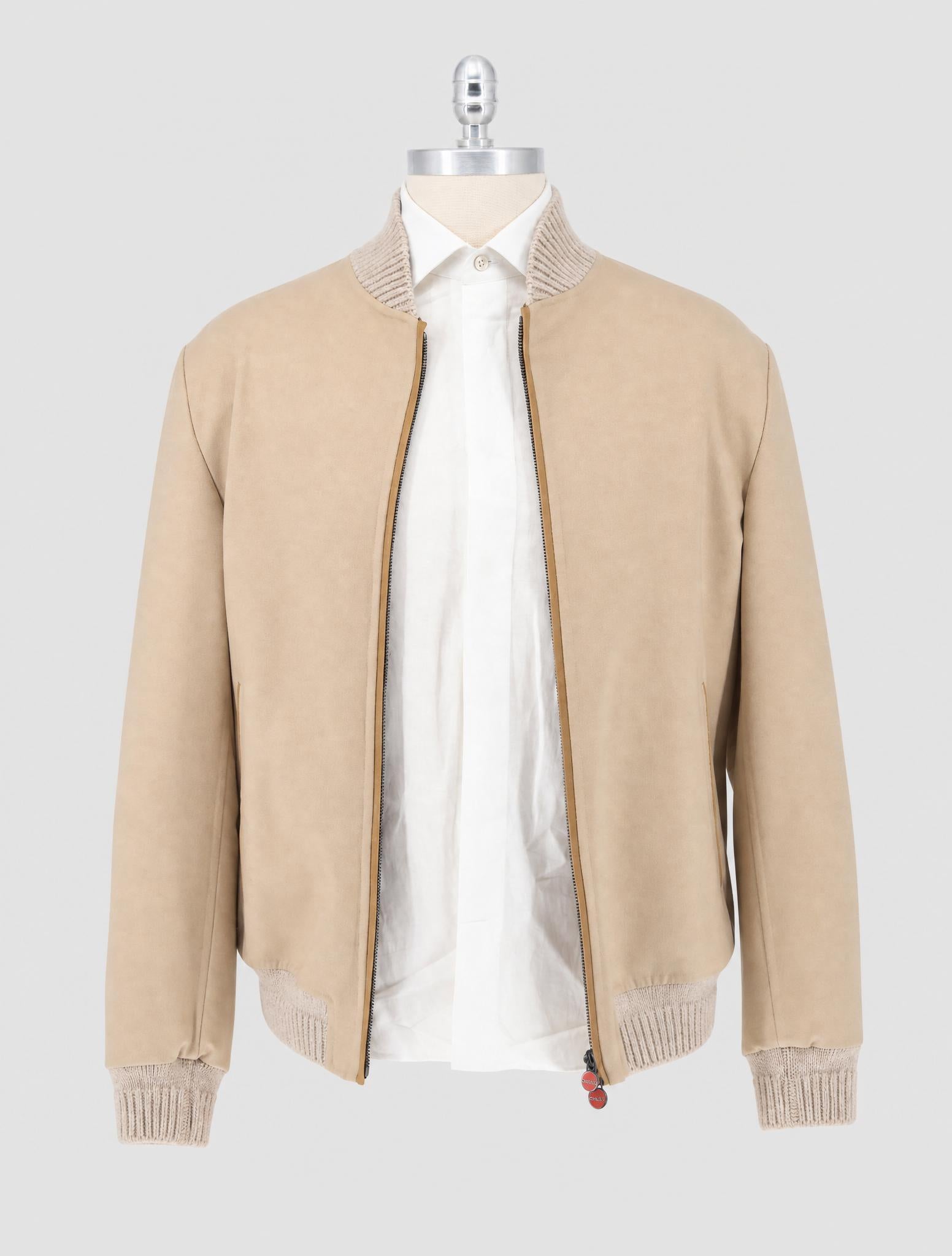 Kiton Brown Wool Ea Coat