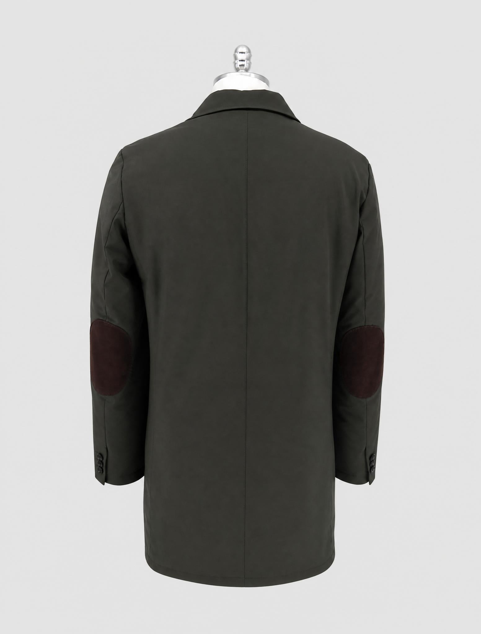 Kiton Green Pl Pu Coat