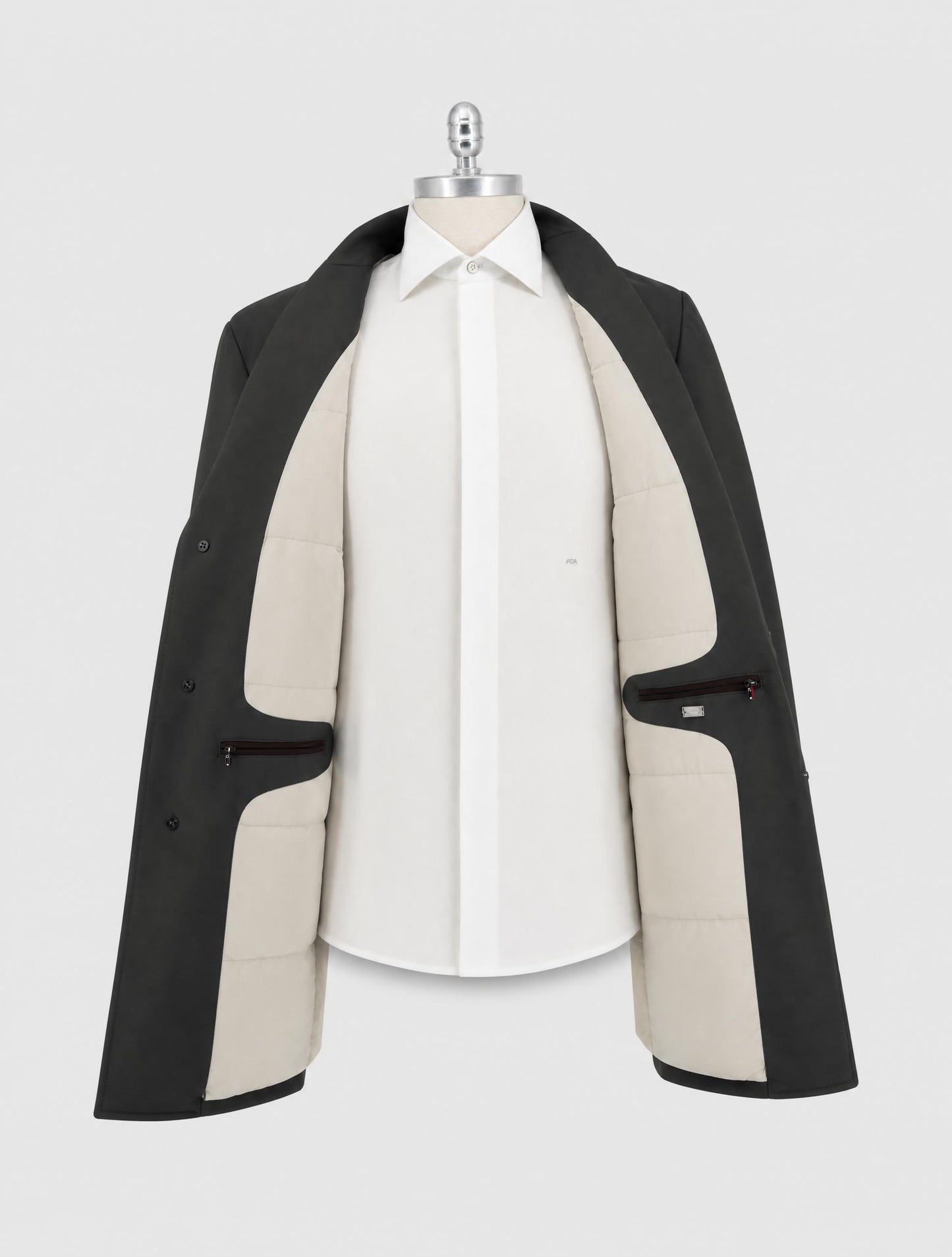 Kiton Green Pl Pu Coat