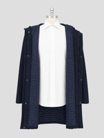 Kiton Knt Dark Blue Pa Coat