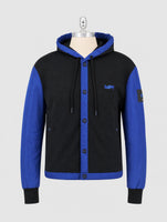Kiton Knt Black Blue Modal Coat
