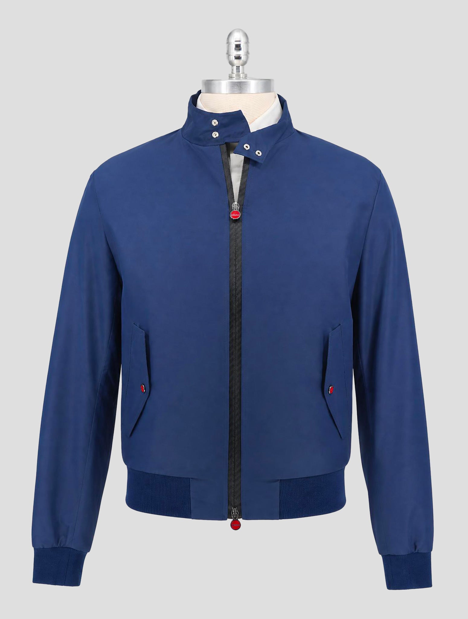 Kiton Blue Pl Coat