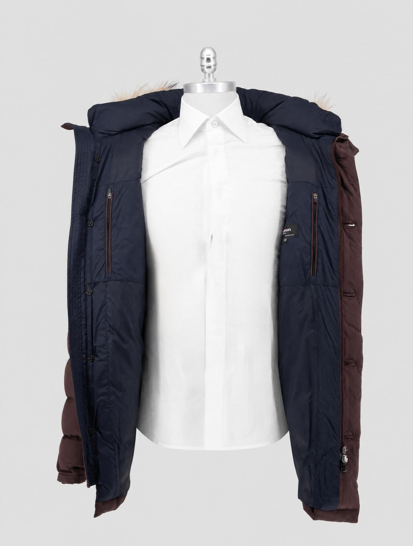 Kiton Brown Pa  Ea Coat